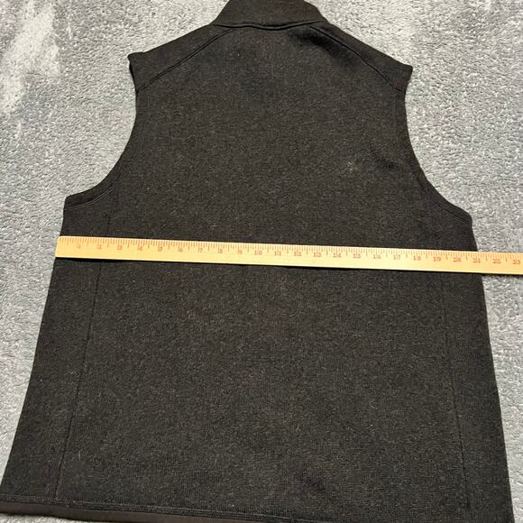 Patagonia Better Sweater Vest Mens Large Black Full Zip Outdoor Fleece Hiking - Picture 4 of 7